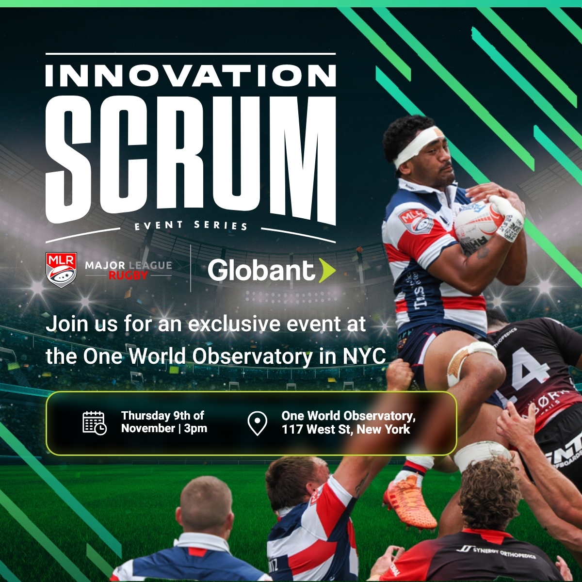 Innovation Scrum: Major League Rugby & Globant Join Forces