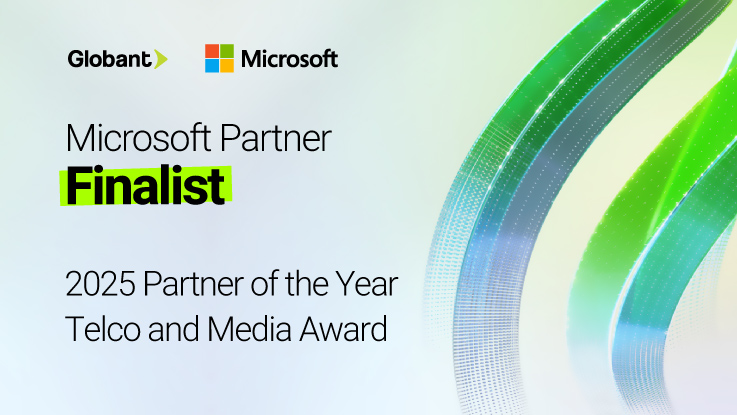 Globant 2025 Microsoft Telco and Media Partner Award