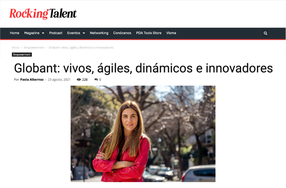 Globant: vivos, ágiles, dinámicos e innovadores