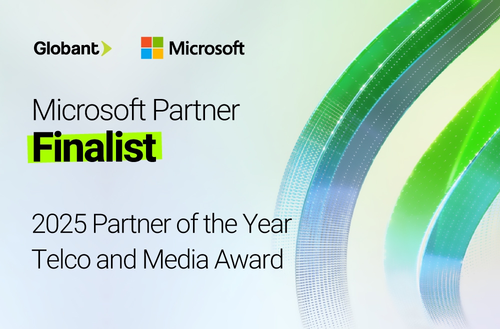 Globant 2025 Microsoft Telco and Media Partner Award